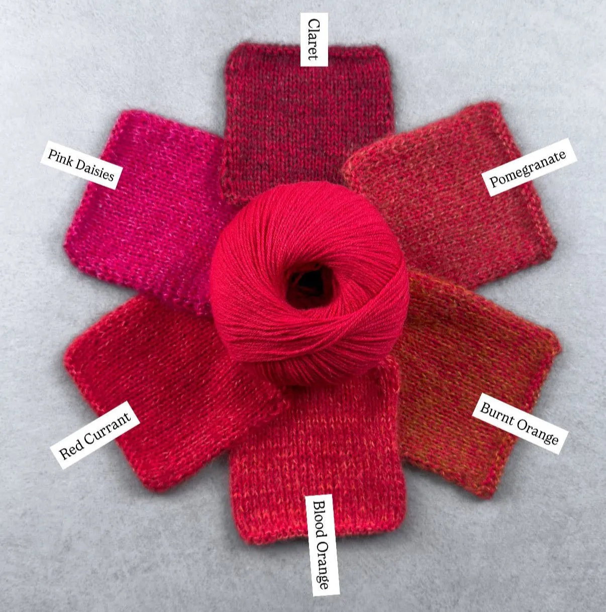 Knitting for Olive Merino Wolle Red Currant kühlrot