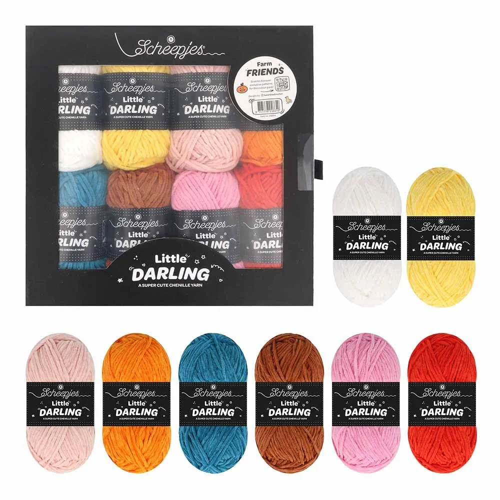 Scheepjes Little Darling Farm Friends Set 8x25g