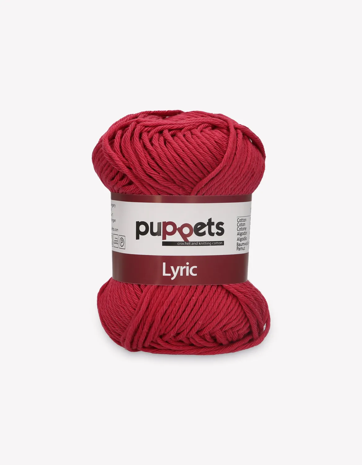 Anchor Puppets Lyric Häkelgarn Baumwolle 50g Stärke 8