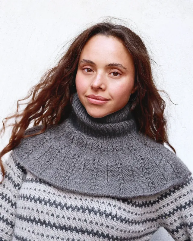 Knitting for Olive Fern Collar Strickanleitung Deutsch Loop