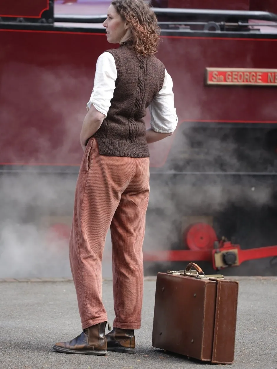 John Arbon Flying Scotsman Vest Strickset Blenheim Orange Gr 1
