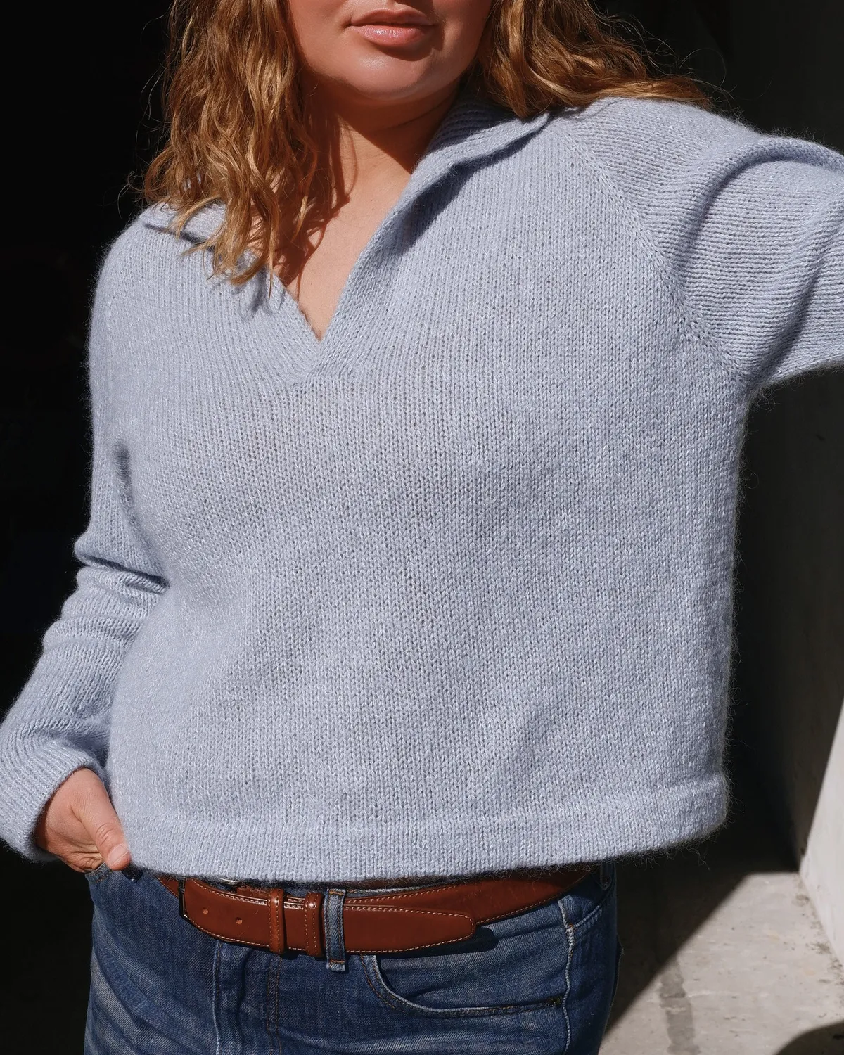 Knitting for Olive Wilson Sweater Anleitung Polokragen XS-5XL