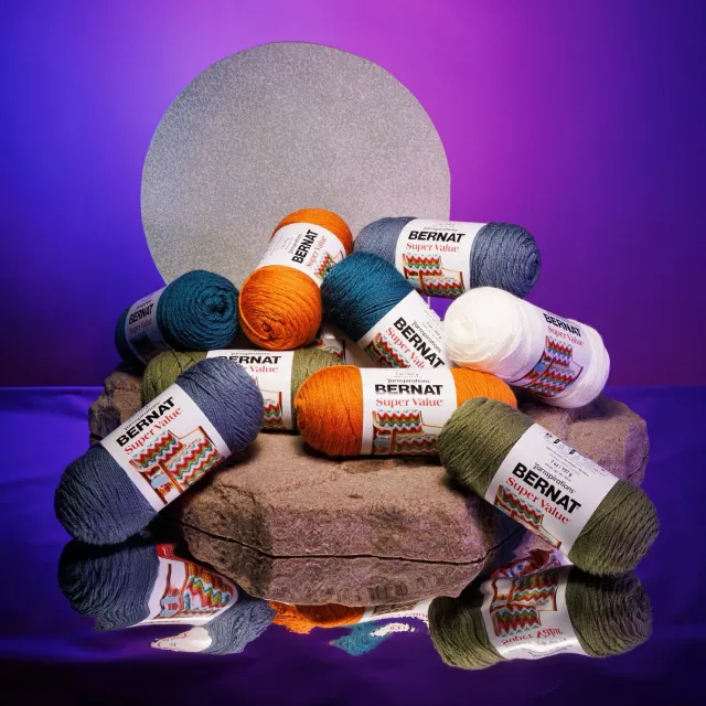 Bernat Super Value Box Wollset 10 Knäuel Crochet Crowd