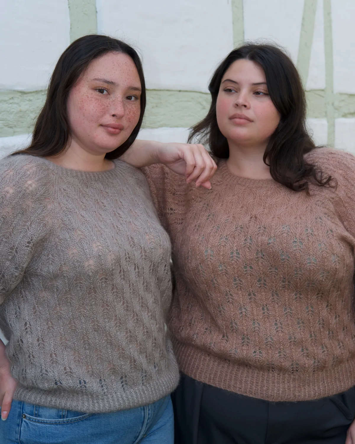 Knitting for Olive Isolde Blouse Strickanleitung deutsch Mohair