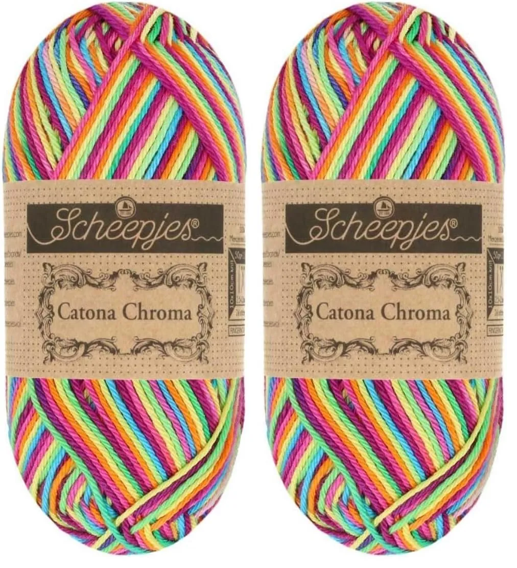 Scheepjes Catona Chroma 023 Häkelgarn Zinnia 50g