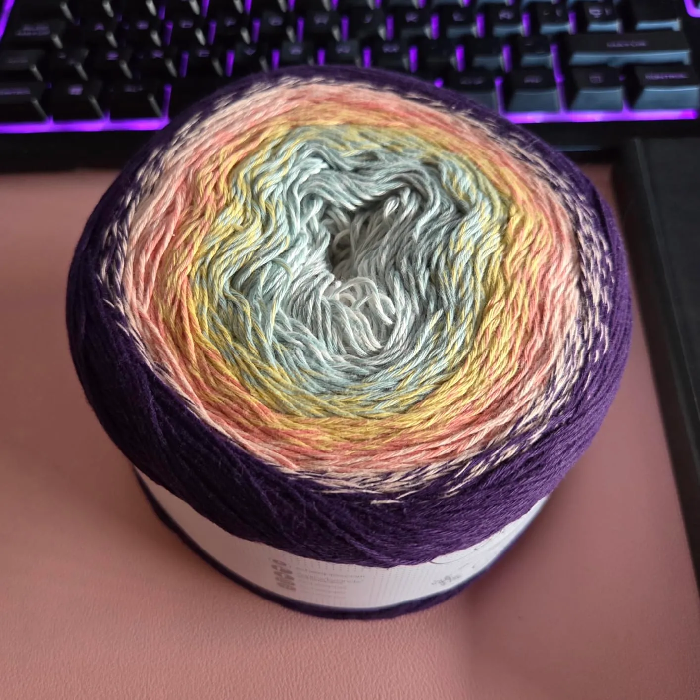 Scheepjes Cotton Whirl Verlaufsgarn 708 Pumpkin Spice 1000m