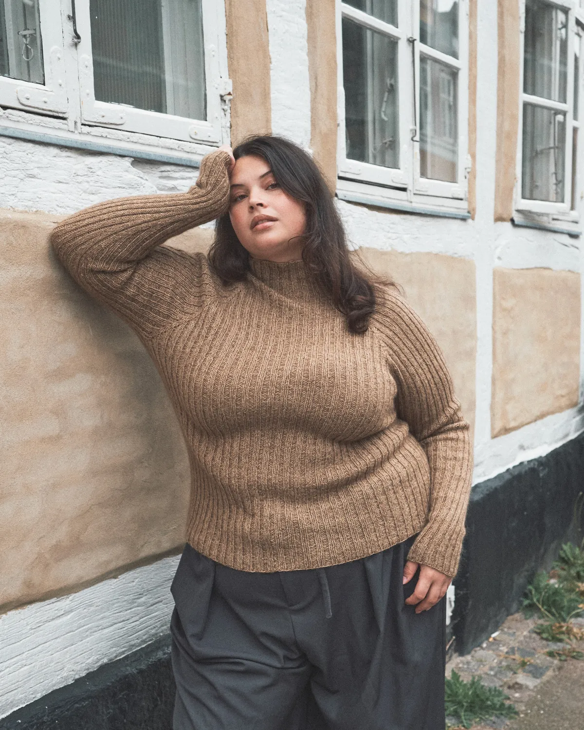 Knitting for Olive Classic Rib Strickanleitung Deutsch Rippenpullover