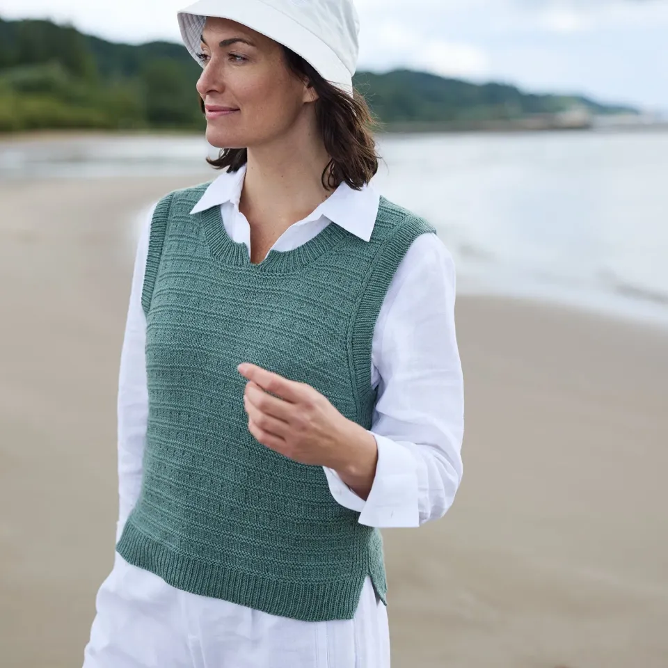 Rosy Green Wool River's Song Top Strickanleitung Deutsch Download