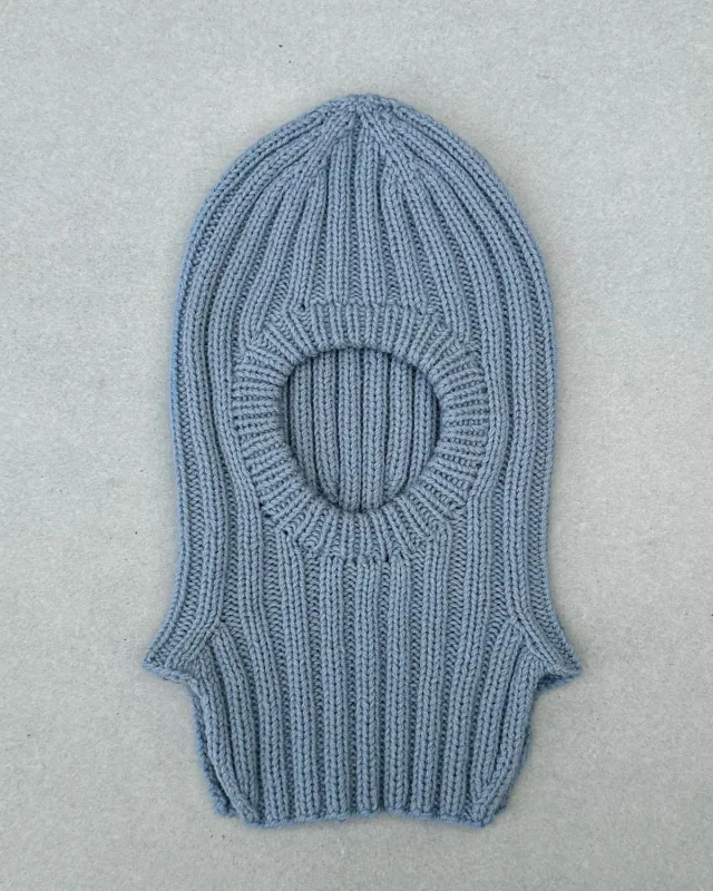 Olive's Ribbed Balaclava Anleitung deutsch Sturmhaube Rippenmuster