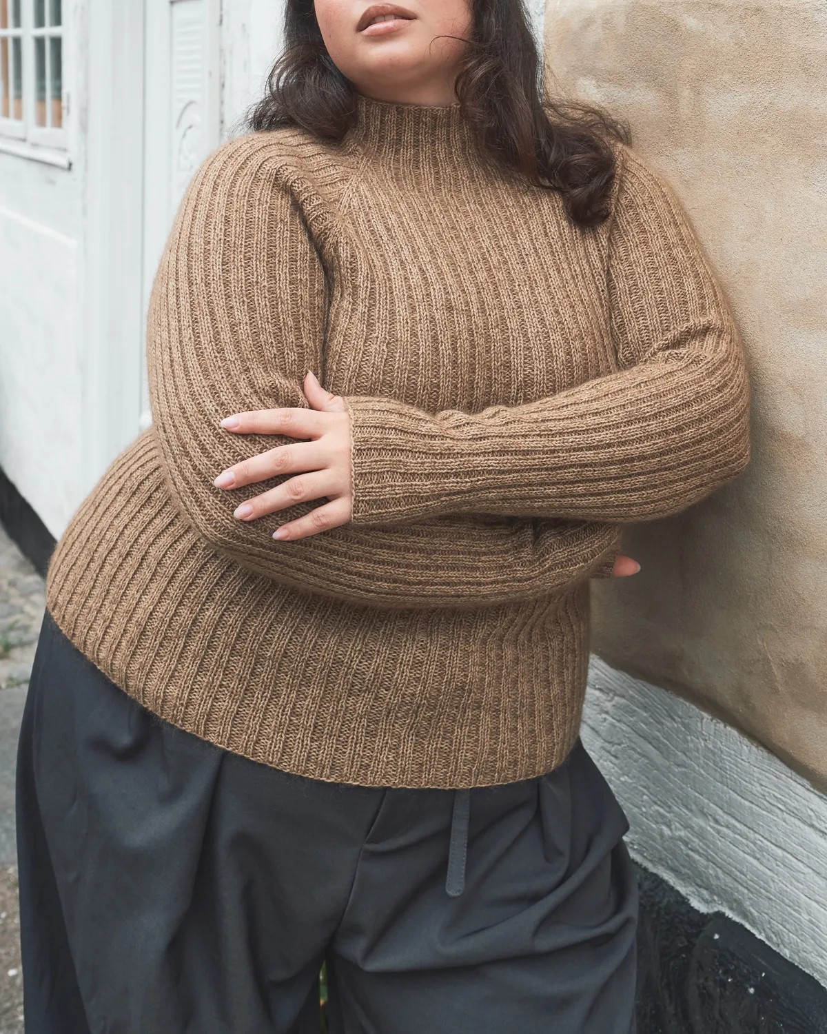 Knitting for Olive Classic Rib Strickanleitung Deutsch Rippenpullover
