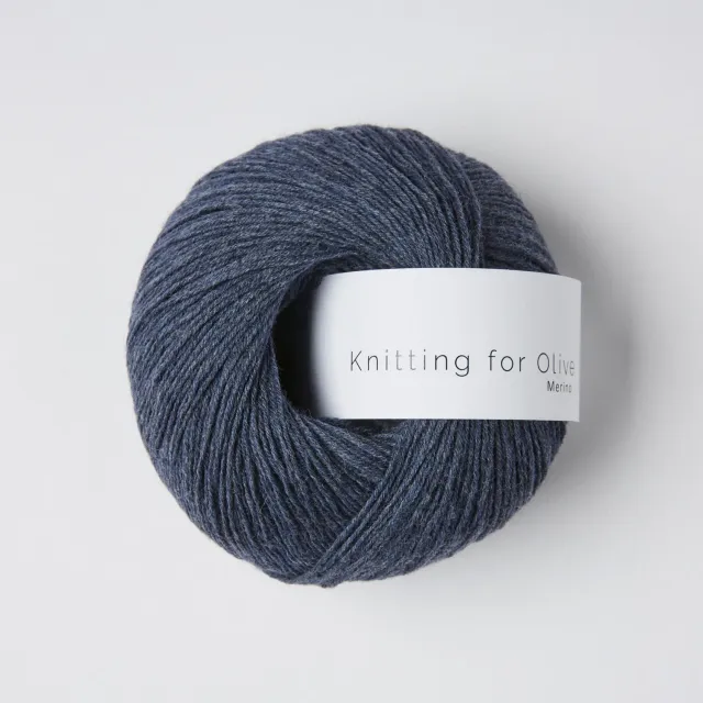 Knitting for Olive Merino Wolle Blue Whale 50g dunkelblau