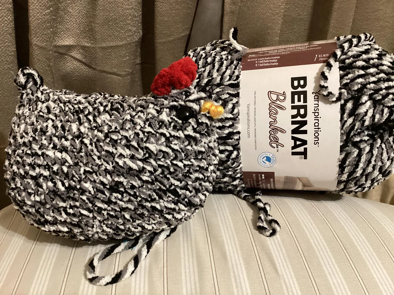 Bernat Blanket Chenillegarn 300g Polyester Deckenwolle