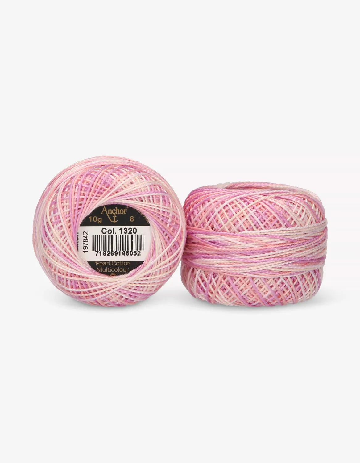 Anchor Pearl Cotton Multicolour 8 Stickgarn Stärke 8 mehrfarbig