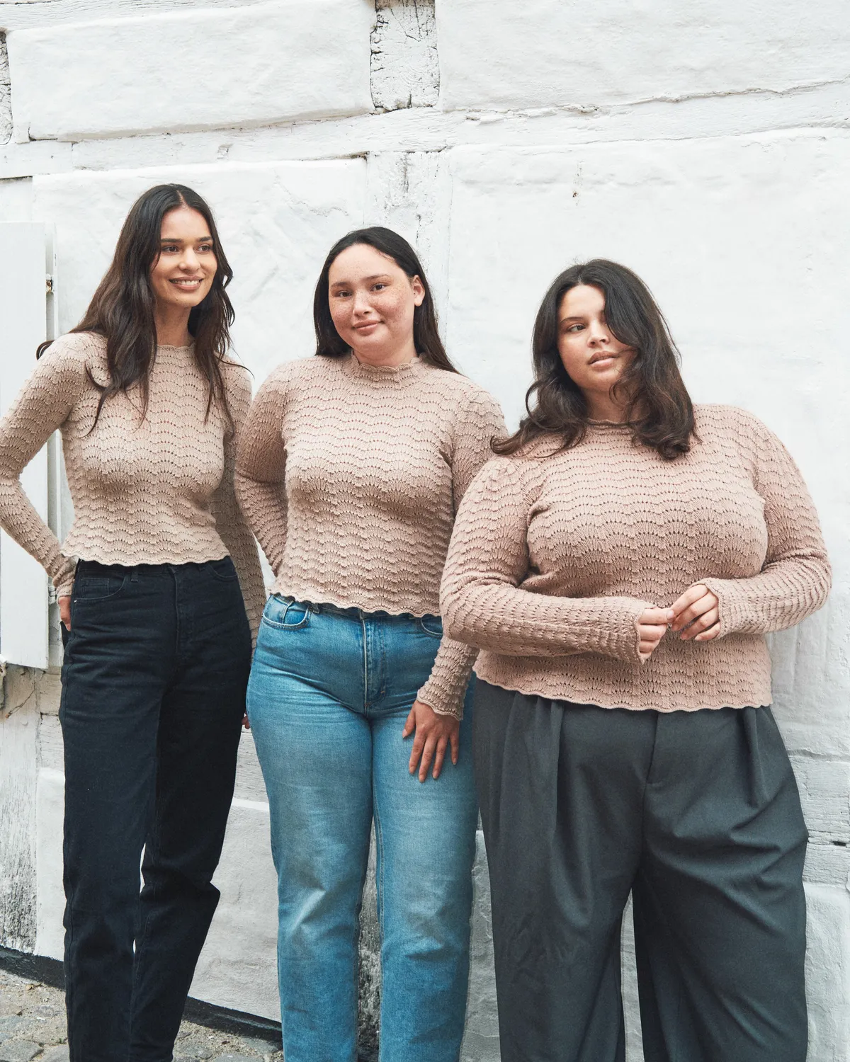 Knitting for Olive Barbroe Blouse Strickanleitung Deutsch Lochmuster