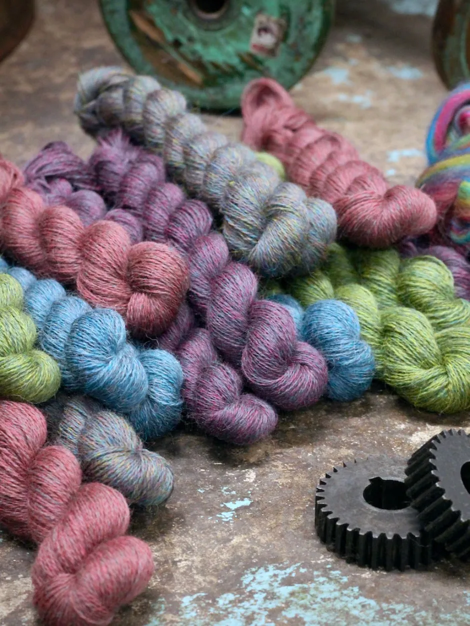 John Arbon Appledore Lace Strickwolle 50g Tweedy