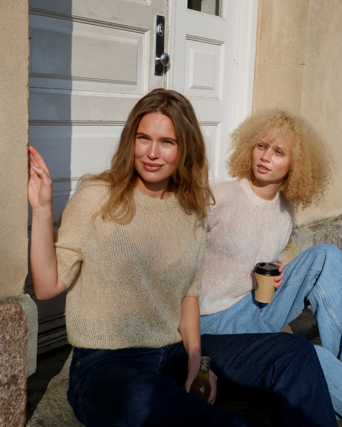Knitting for Olive Mollie Tee Strickanleitung deutsch Top-down-Tee