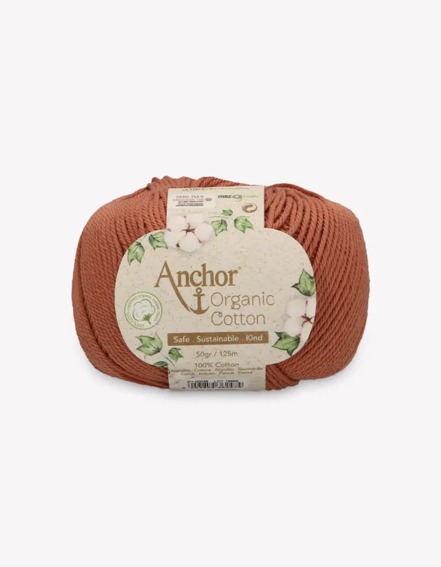 Anchor Organic Cotton Baumwollgarn 50g matt natur