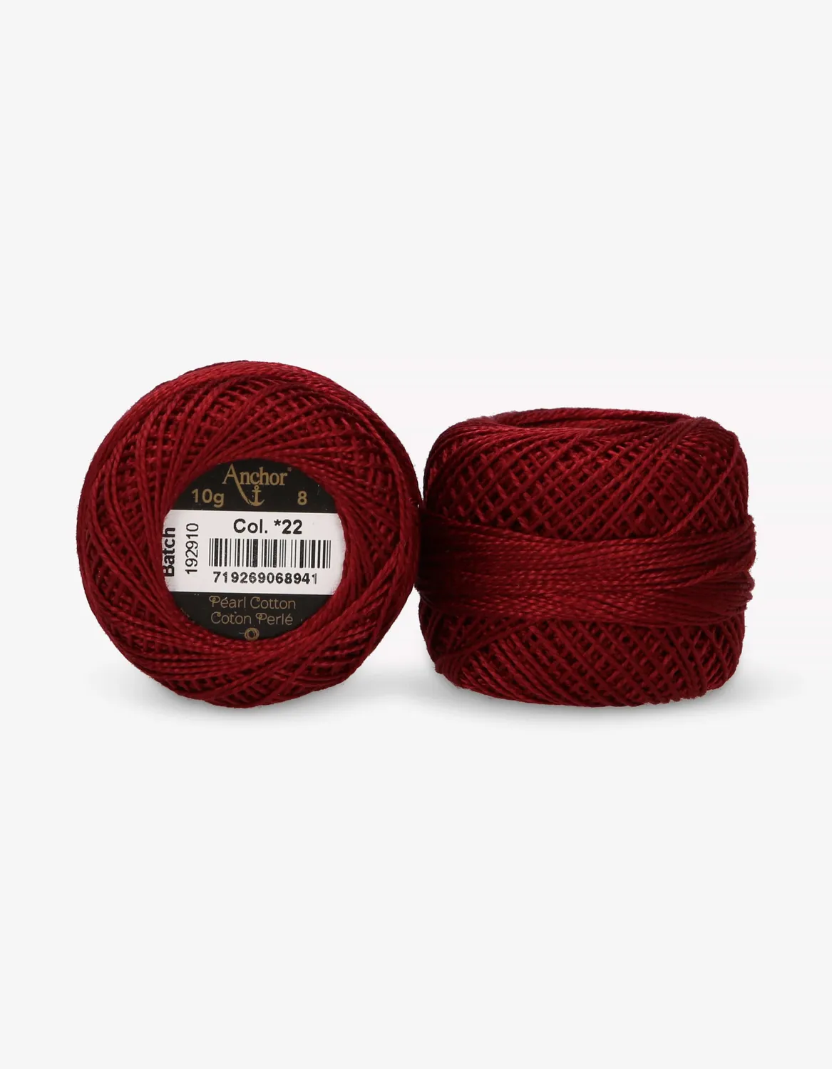 Anchor Pearl Cotton 8 Stickgarn Baumwolle mercerisiert Stärke 8