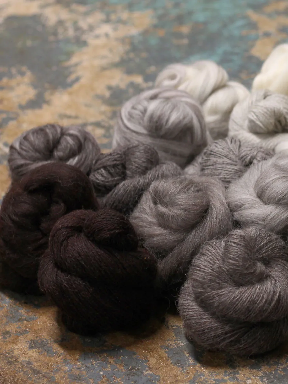 John Arbon Devon Naturals 4ply Wolle Zadie 100g ungefärbt