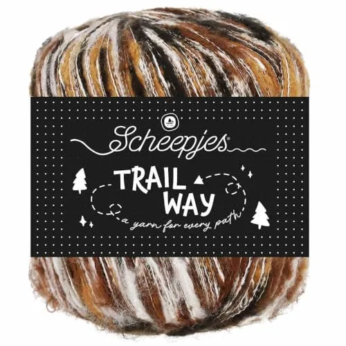 Scheepjes Trailway 003 Winding Paths Garn 50g Braun