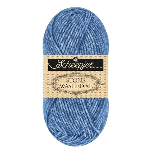 Scheepjes Stone Washed XL 886 Garn Lazurit 50g Baumwolle