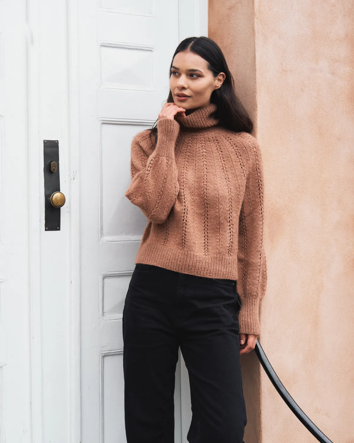 Knitting for Olive Fern Sweater Strickanleitung deutsch Lacemuster