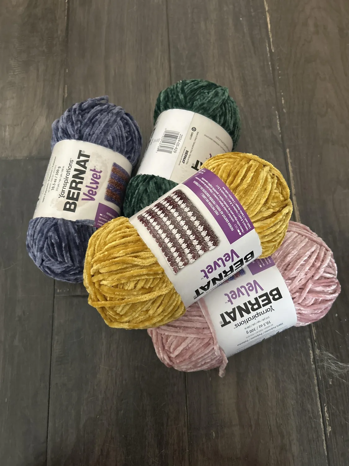 Bernat Velvet Samtgarn Weiß Chenille weich