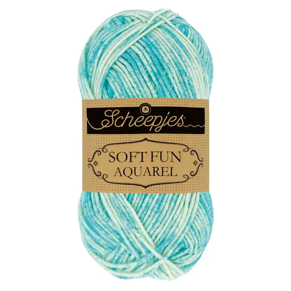 Scheepjes Softfun Aquarel 804 Cloudescape Garn 1x50g grau