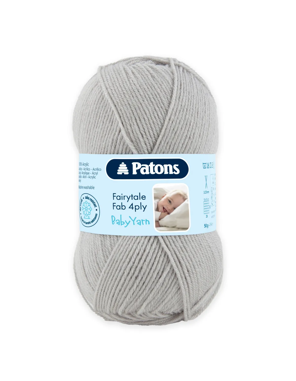 Patons Fairytale Fab 4 Ply Babygarn 50g weich