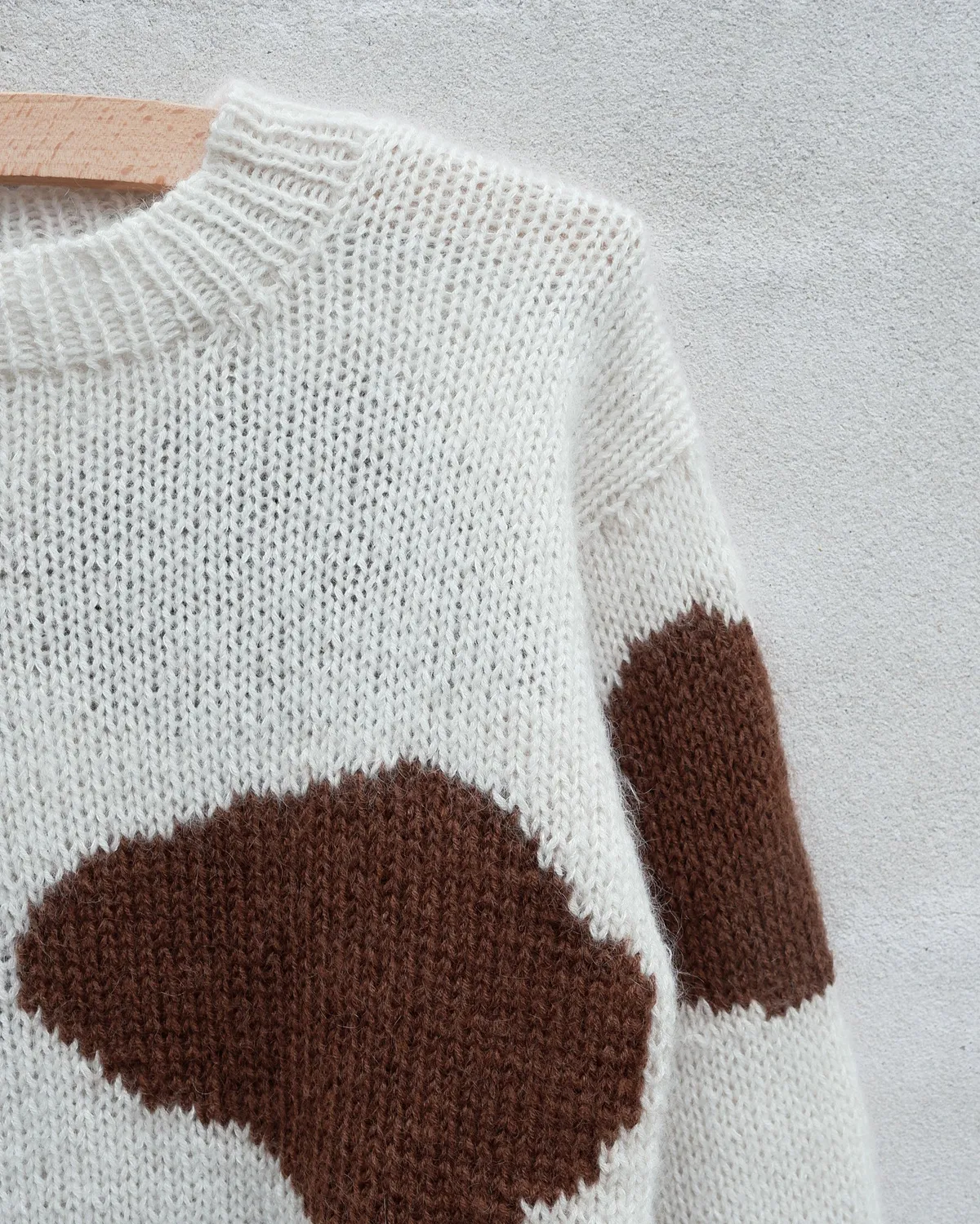 Knitting for Olive Cow Sweater Strickanleitung Kinder deutsch Kuhmuster