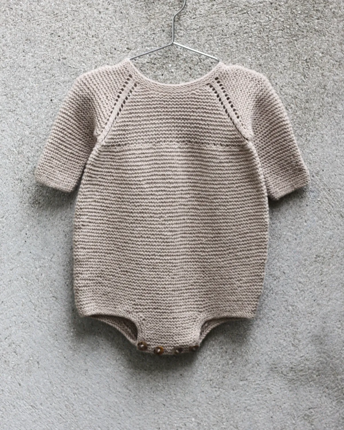 Knitting for Olive Garter Romper Strickanleitung Baby