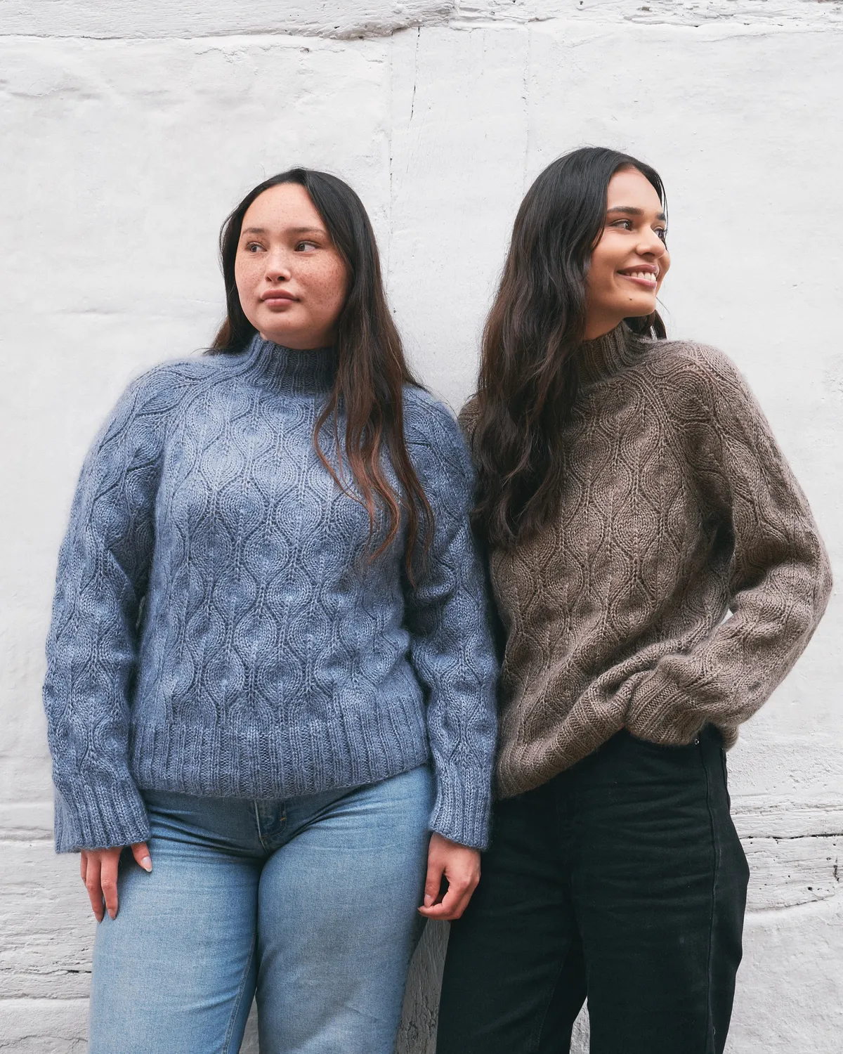 Knitting for Olive Olive Turtleneck Strickanleitung Deutsch Lace-Rolli