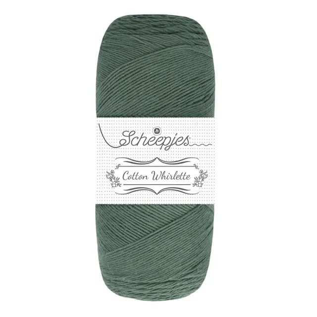 Scheepjes Cotton Whirlette 805 Salatgrün Garn 100g Baumwolle