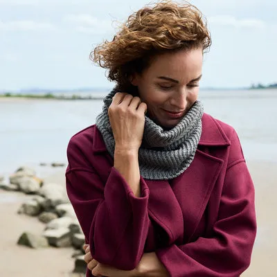 Rosy Green Wool Cloudpath Cowl Strickanleitung English