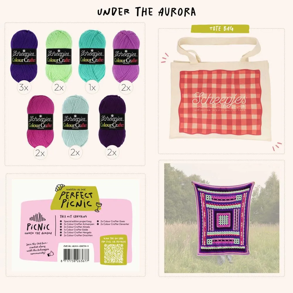 Scheepjes Colour Crafter CAL2026 Wollset Aurora