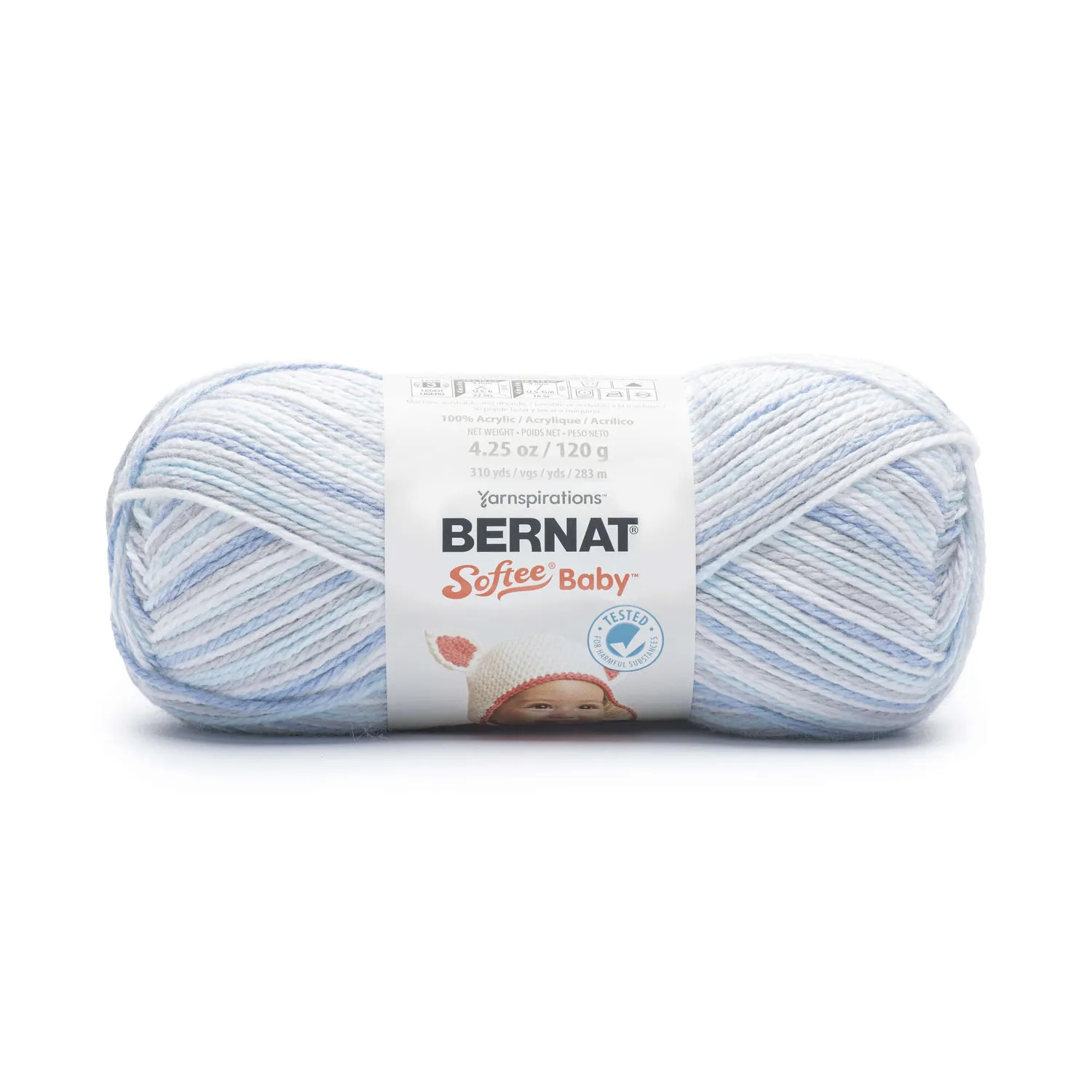 Bernat Softee Baby Variegates Babywolle zarte Ombréfarben