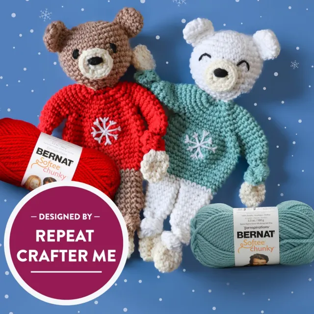 Bernat Softee Chunky Bear Box Häkelset 6 Knäuel