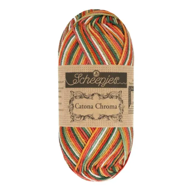 Scheepjes Catona Chroma 027 Autumn Garn 50g Baumwolle