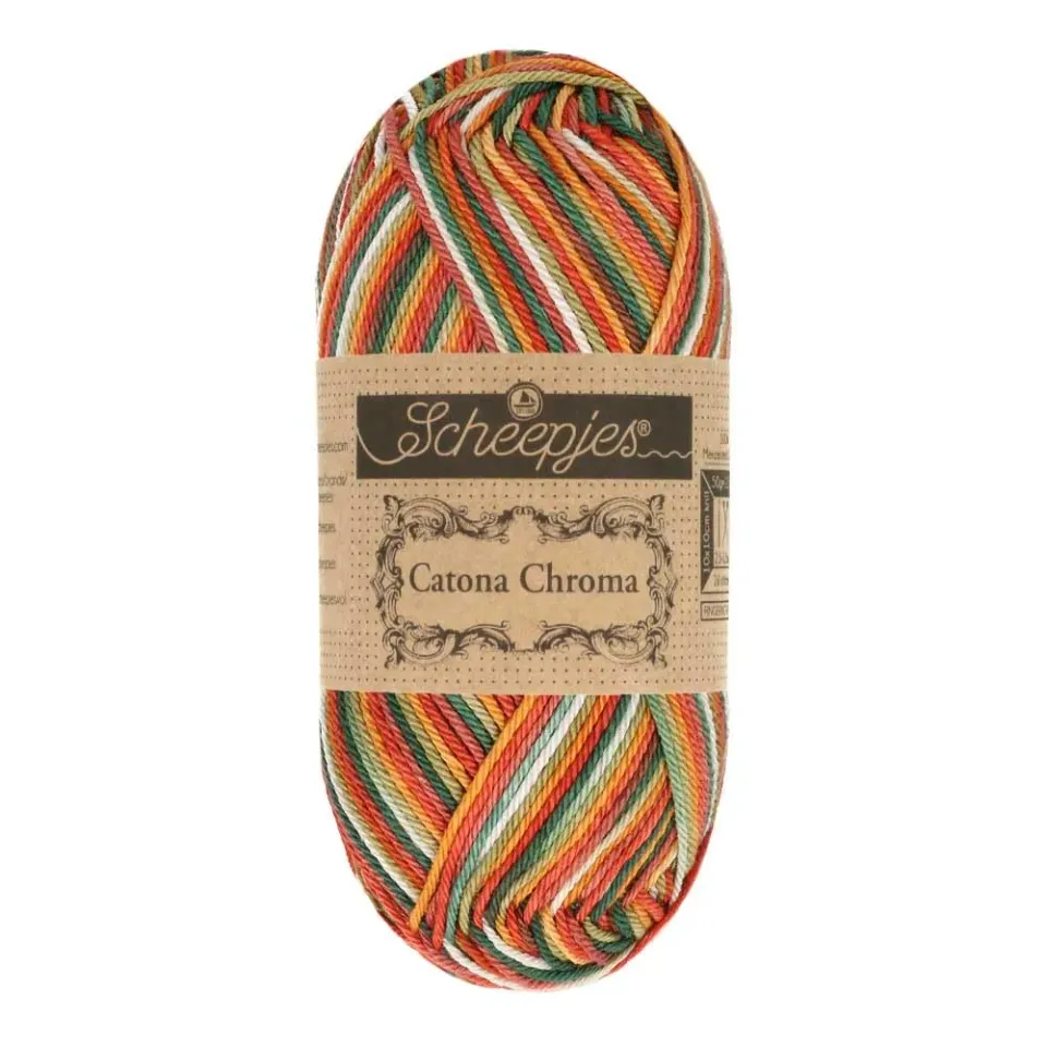Scheepjes Catona Chroma 027 Autumn Garn 50g Baumwolle