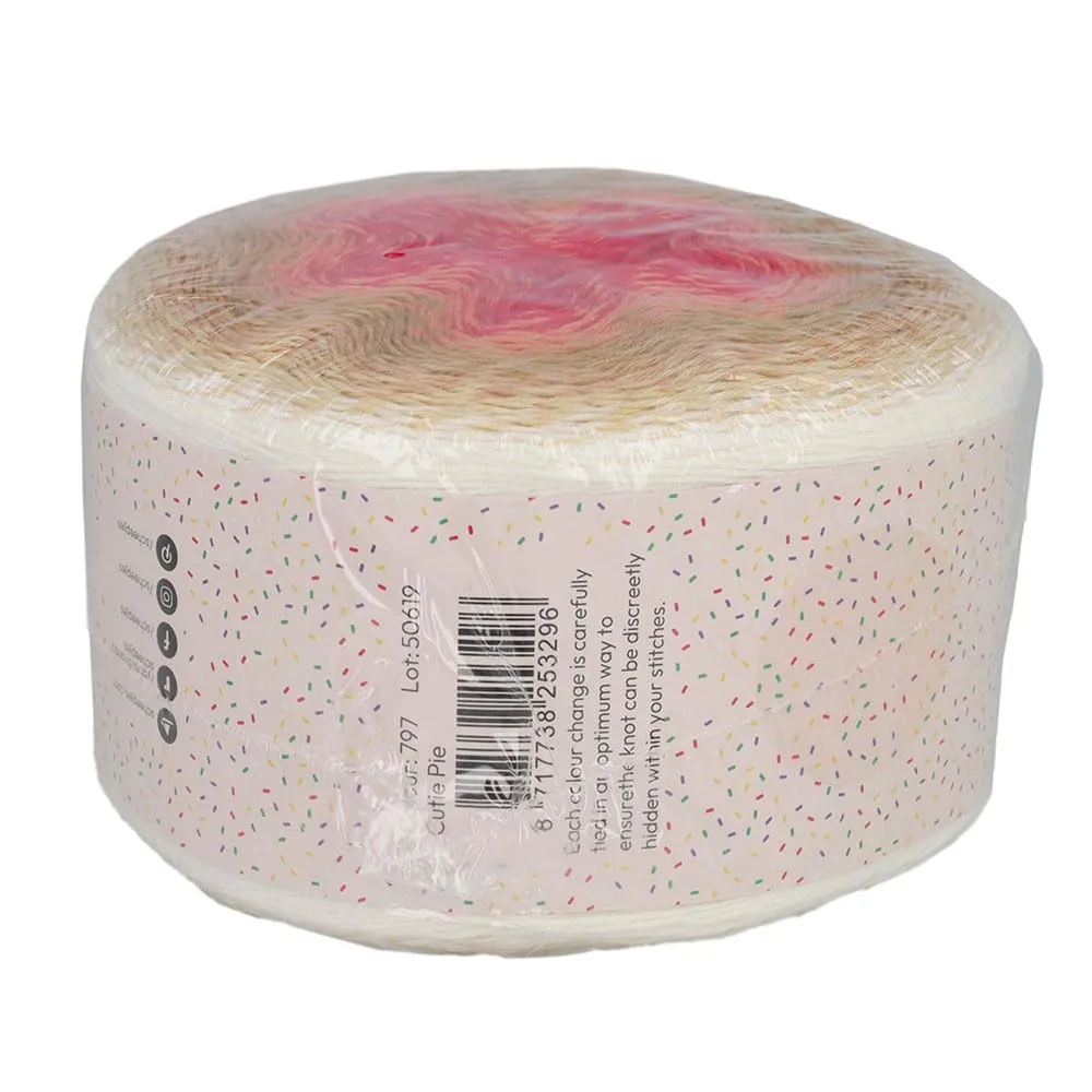Scheepjes Whirl Birthday Cake 797 Bobbel Cutie Pie 1000m