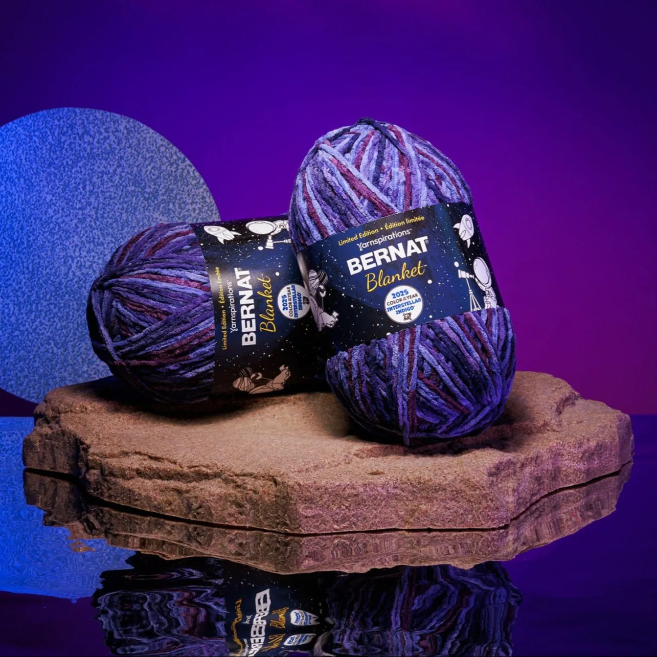 Bernat Blanket 2025 Wolle 1000g Interstellar Indigo