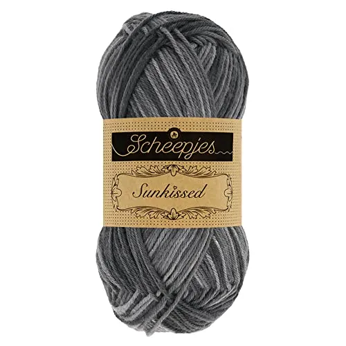 Scheepjes Sunkissed 017 Summer Rain Garn 50g Grau
