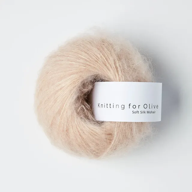 Knitting for Olive Soft Silk Mohair Wolle Soft Rose zartrosa