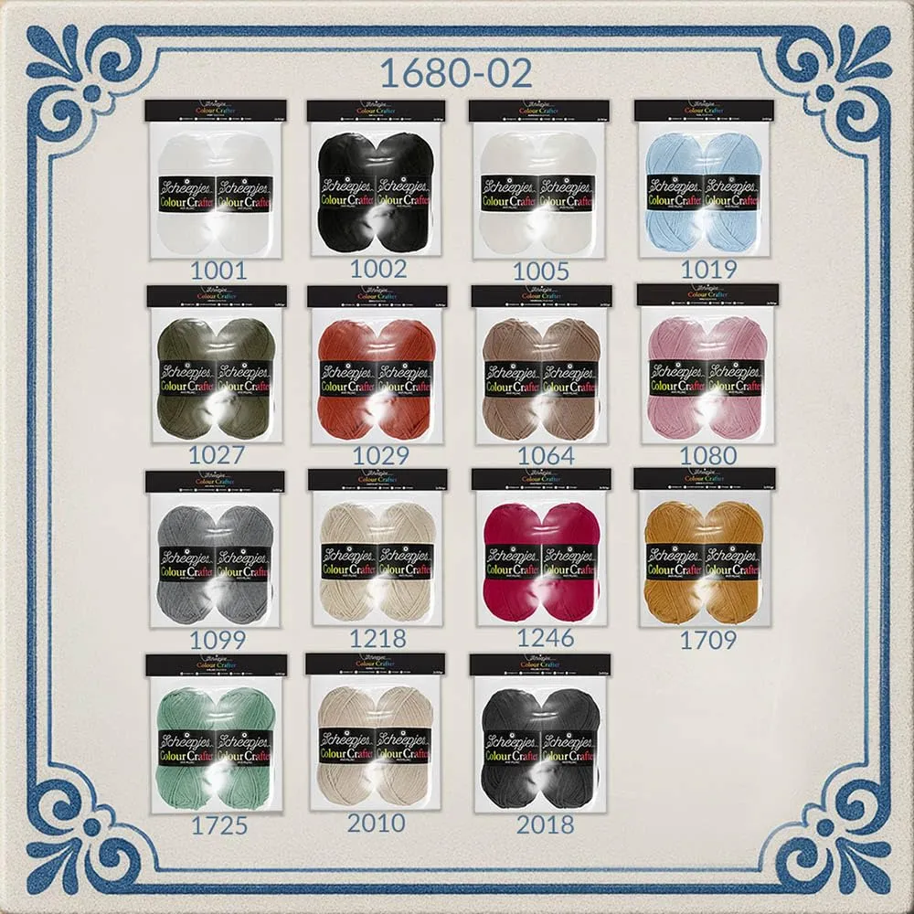 Scheepjes Colour Crafter Arnhem Acrylgarn 2x150g Pack
