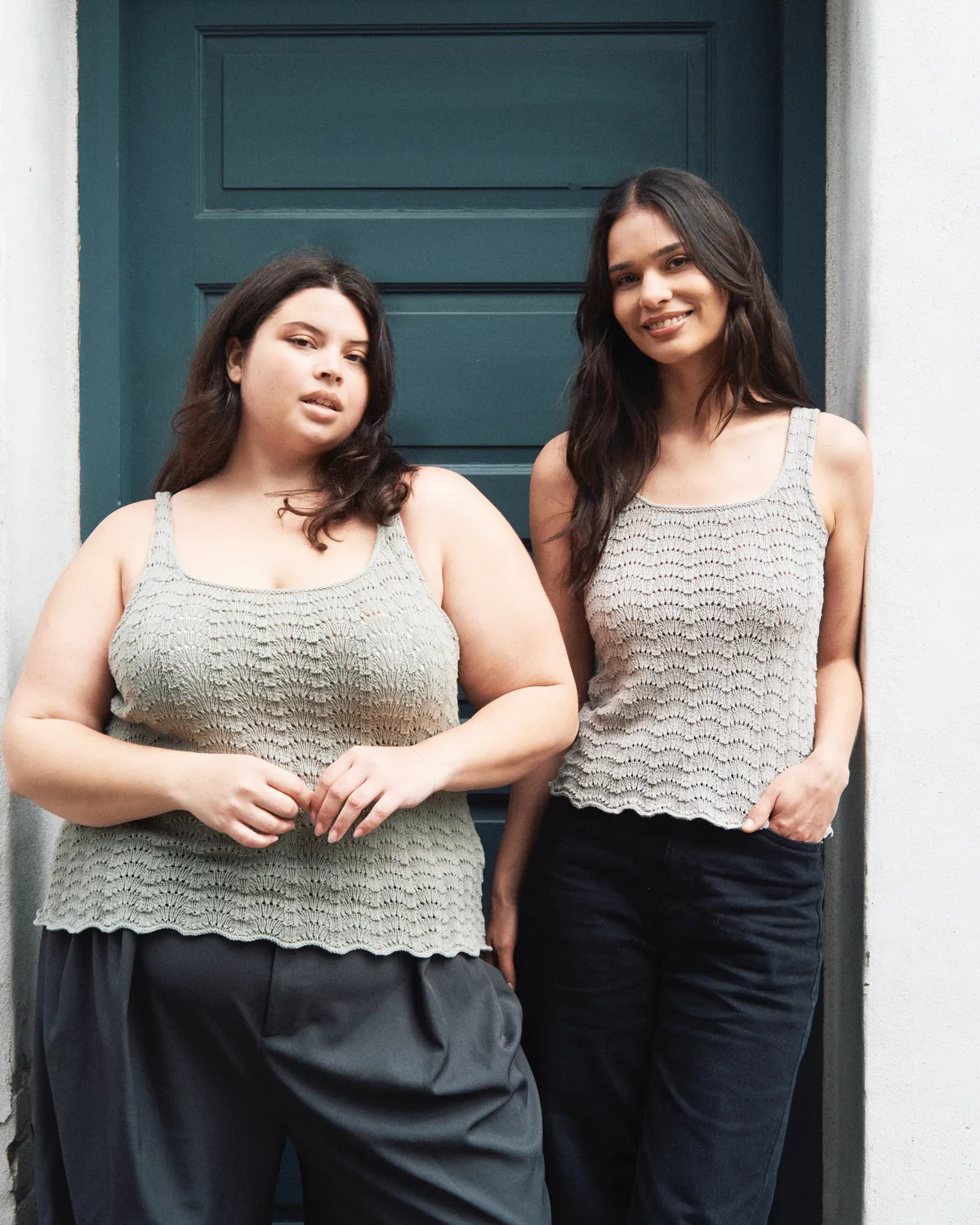 Knitting for Olive Barbroe Top Strickanleitung Lochmuster Deutsch