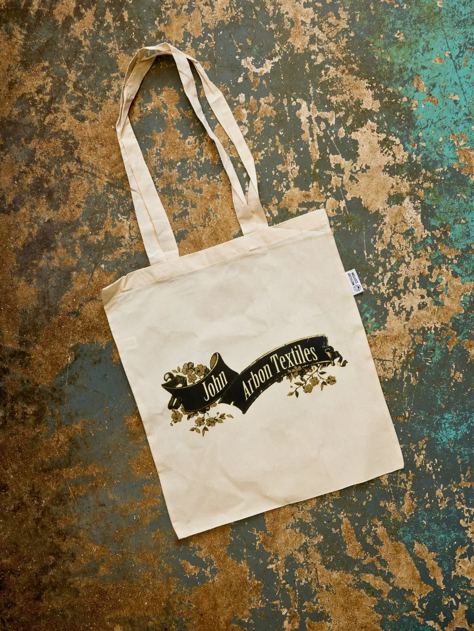 John Arbon Tote Bag Stofftasche Recycling-Baumwolle 37x42cm natur