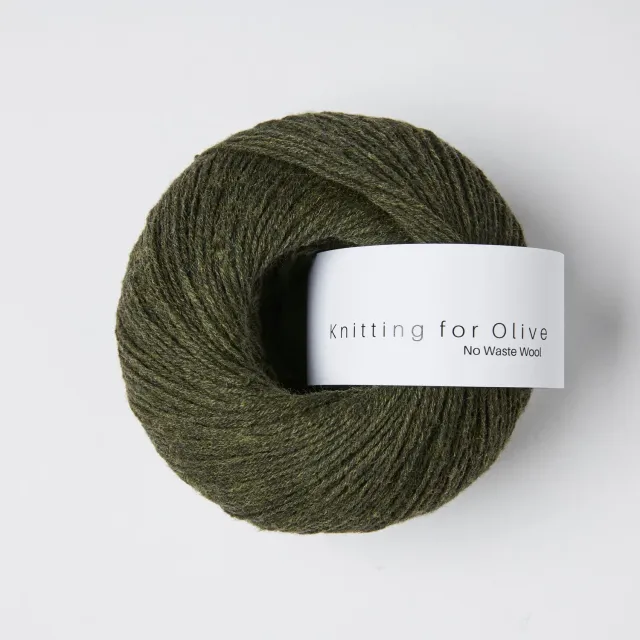 Knitting for Olive No Waste Wool Slate Green recycelt 50g