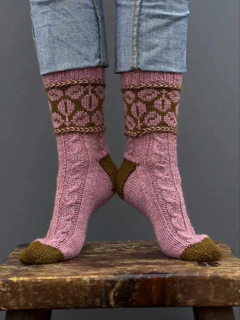 John Arbon Textiles Trideco Socken Strickkit Fairy Thimble