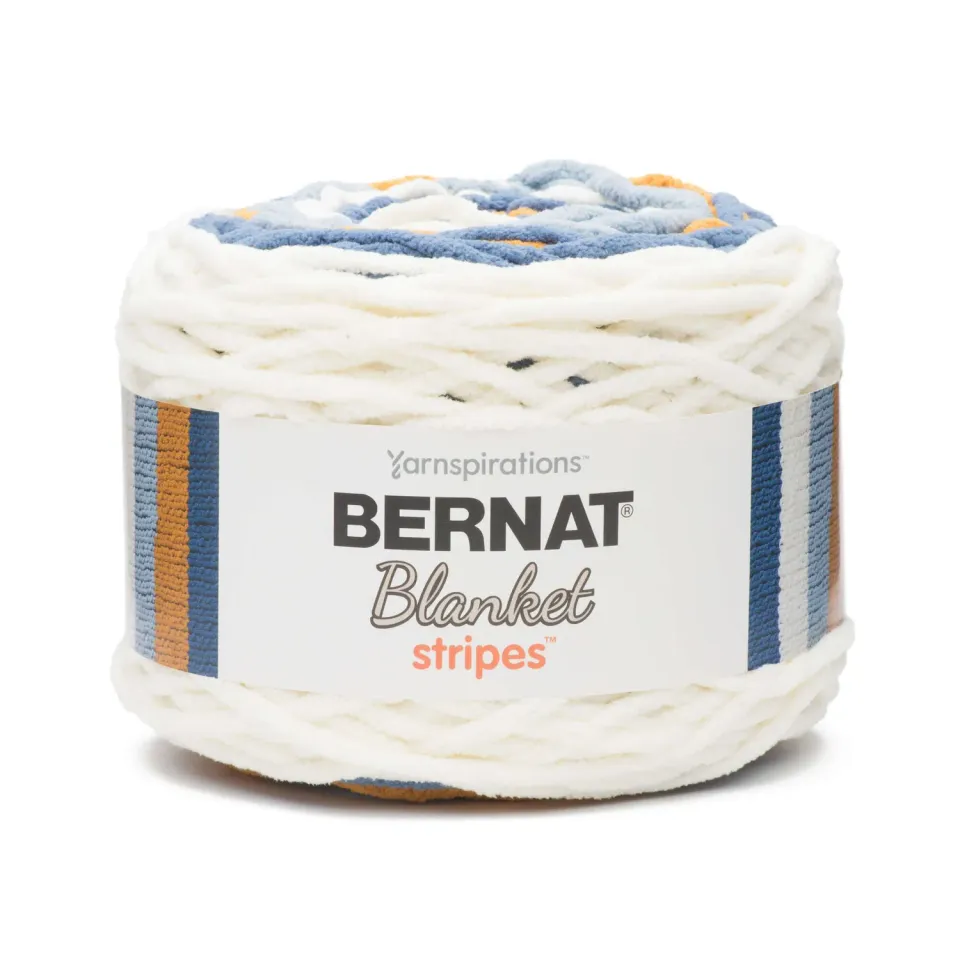 Bernat Blanket Stripes Chenillegarn 300g Streifen