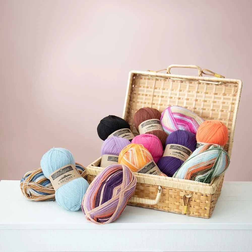 Scheepjes Arcadia Jacquard Strickgarn 100g 1002 Wildfern Wolle